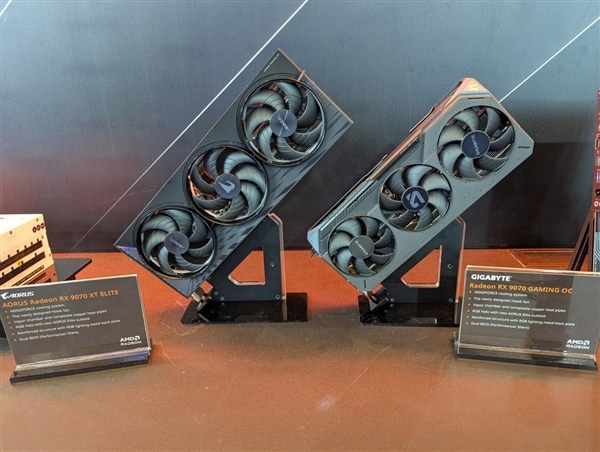 技嘉三款AMD RX 9070/XT显卡已上架官网!只待正式开售