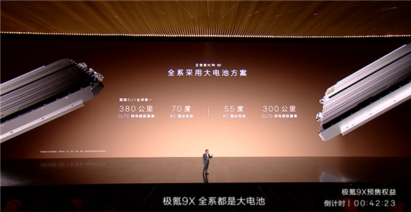 加速、续航、电池均为全球同级第一!极氪9X上市:46.59万起