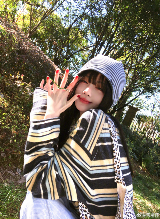 鞠婧祎生活照 图/鞠婧祎微博