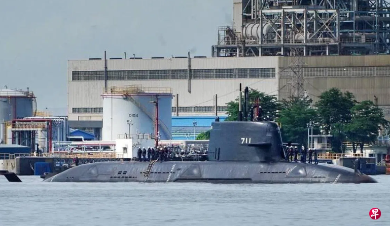 2025年6月17日,台湾岛内首艘自制潜舰“海鲲号”首次海试。