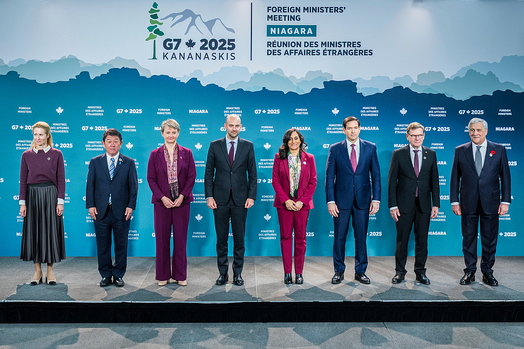 11月11日，G7外长会在加拿大举行。（视觉中国）