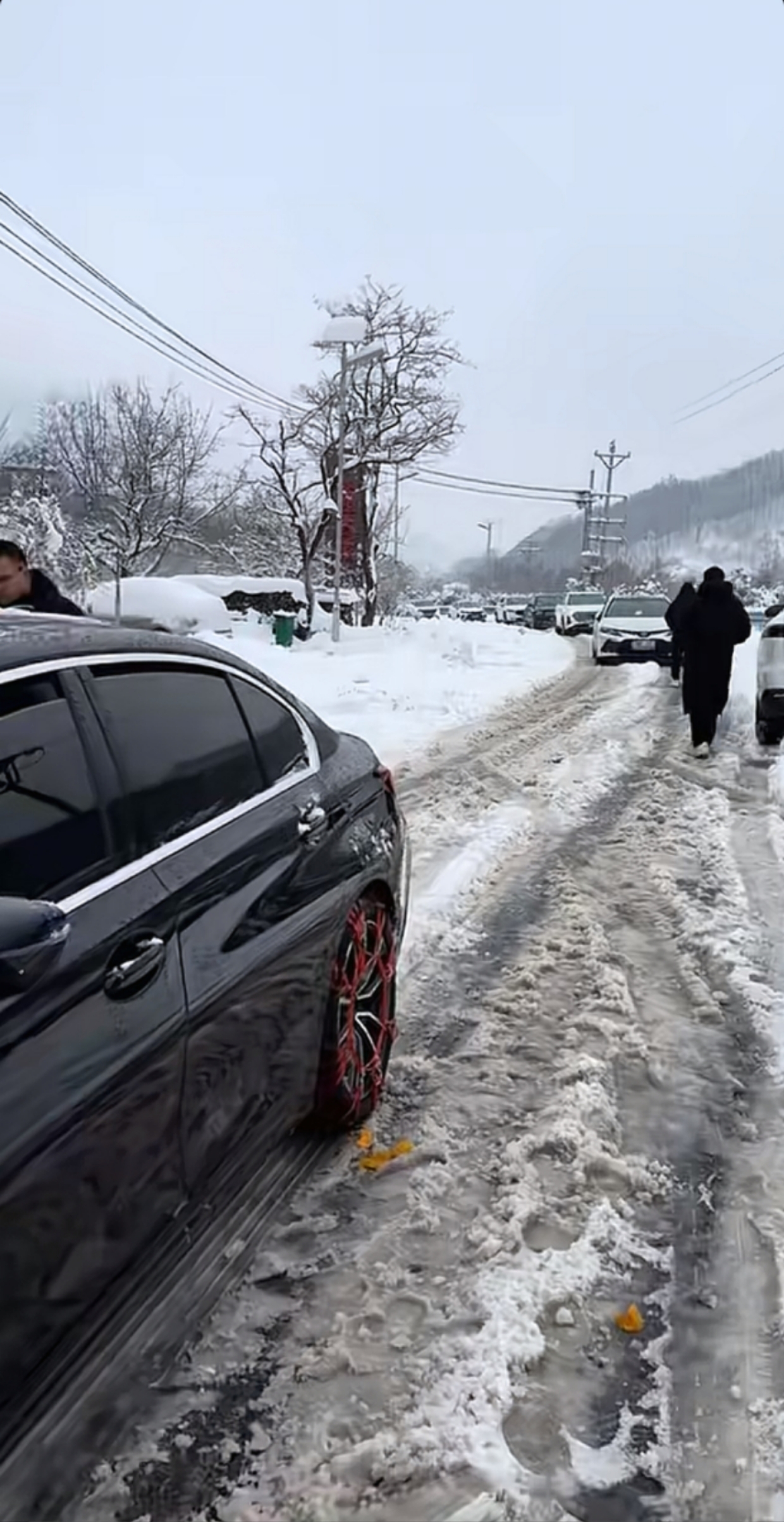 苏先生返程回家途中路况。/受访者社交平台。