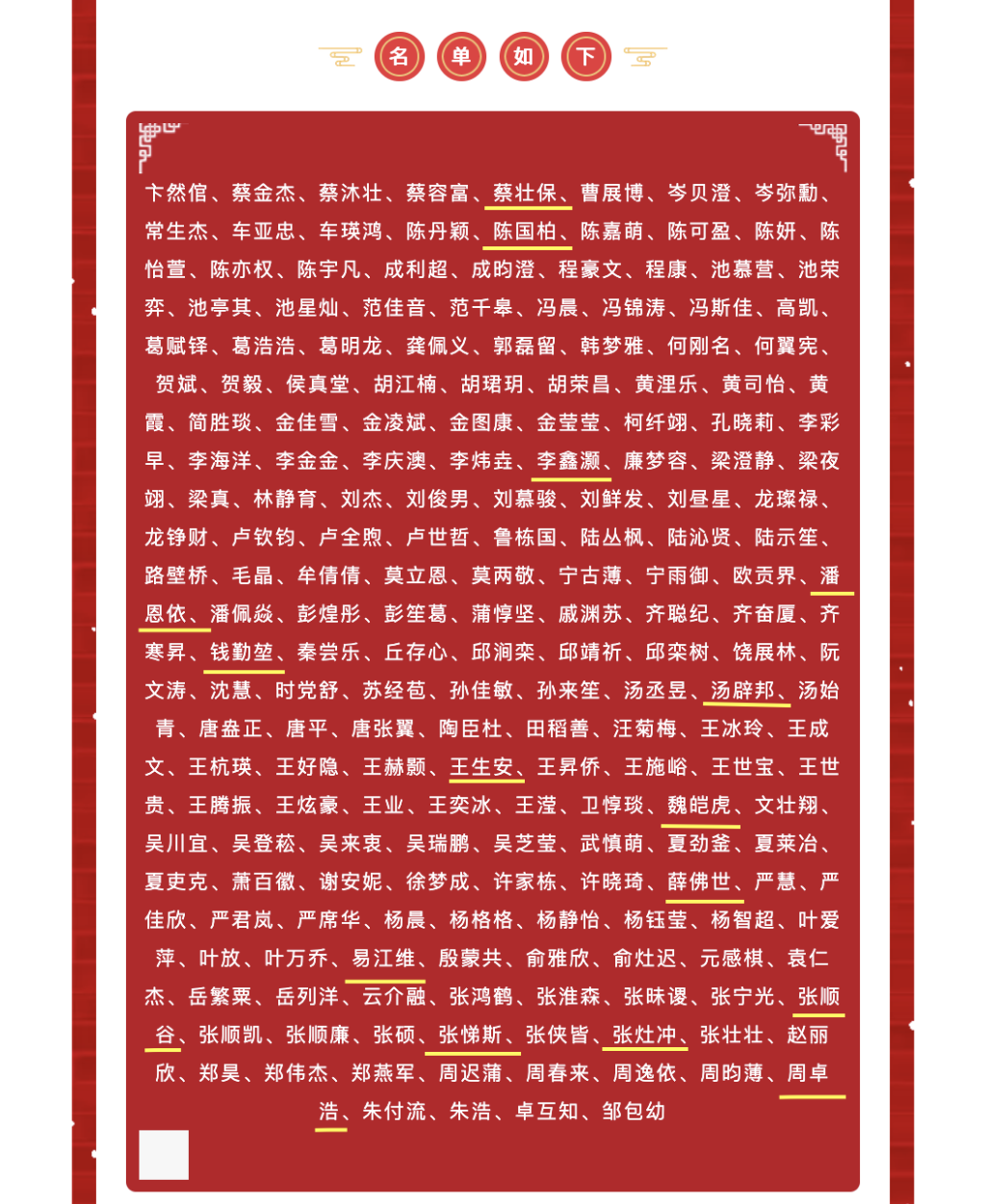 2019年优秀志愿者名单 微信公众号“科学每一天” 截图