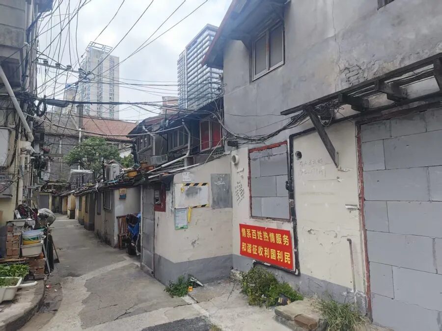 大部分居民已搬离。新民晚报记者 赵菊玲 摄