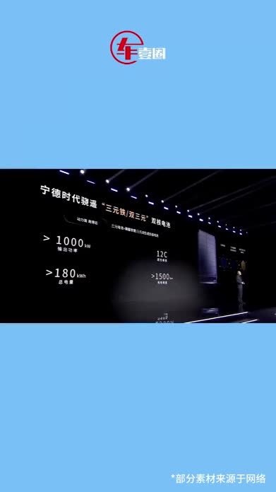 纯电续航破1500km！宁德时代发布逍遥双核电池 #宁德时代 #逍遥双核电池