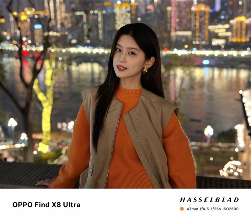 夜晚拍人我最强!OPPO Find X8 Ultra评测:真正的五摄夜神 唯一的直屏Ultra