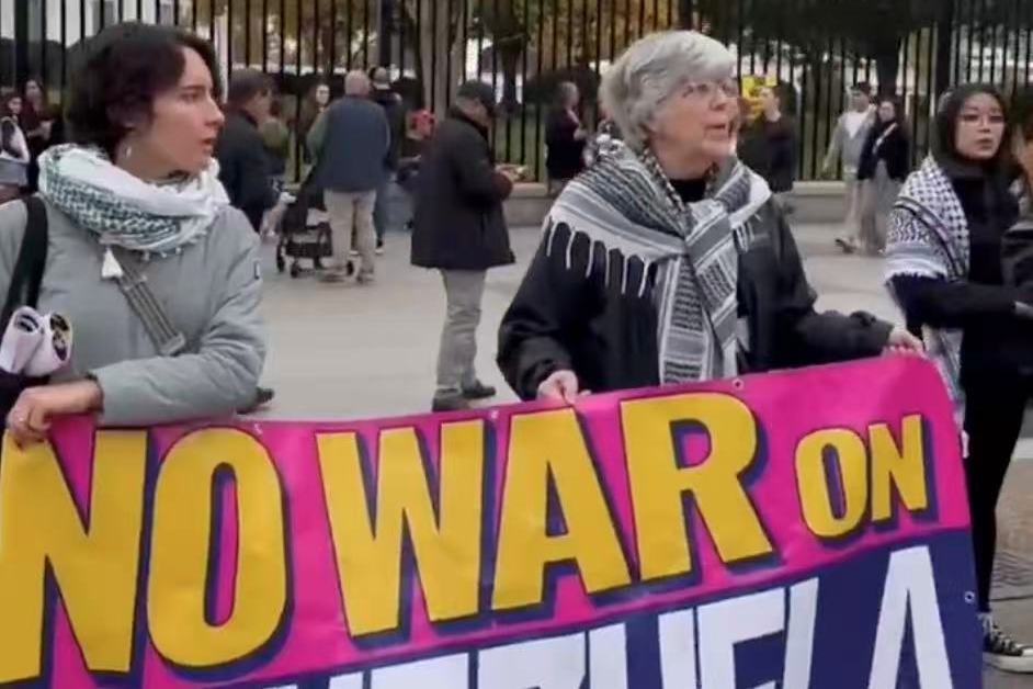 △抗議現(xiàn)場畫面