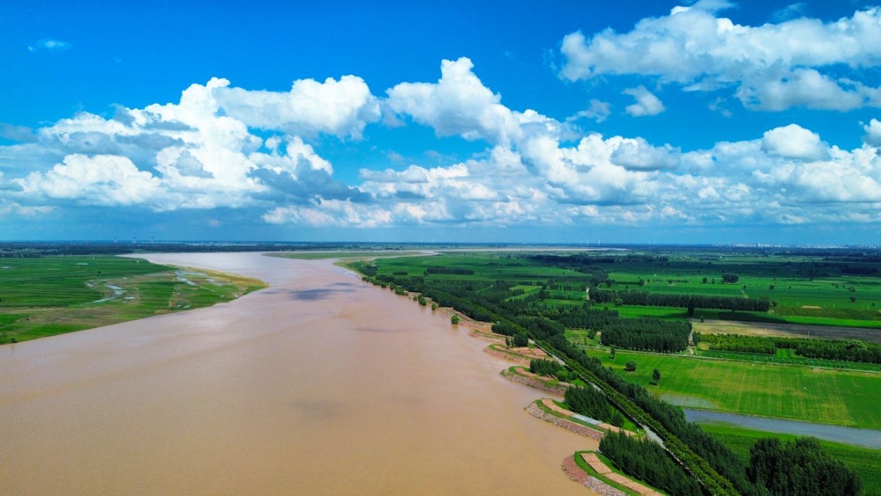 黄河兰考段。 吴永刚/摄