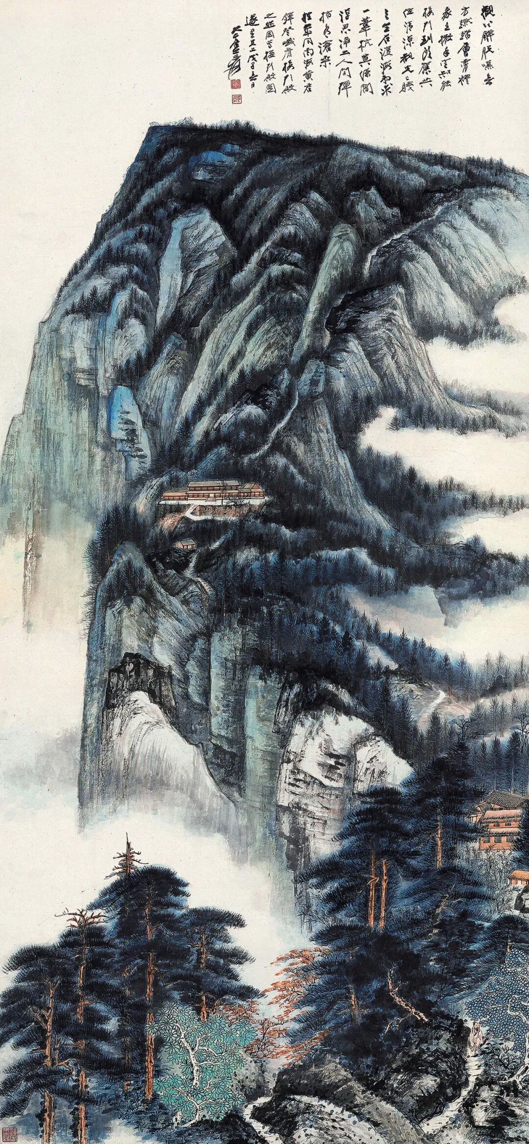 张大千的山水画（高清百图）