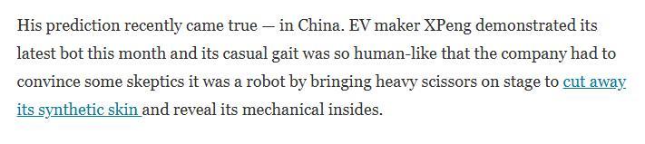 《洛杉矶时报》网站报道截图