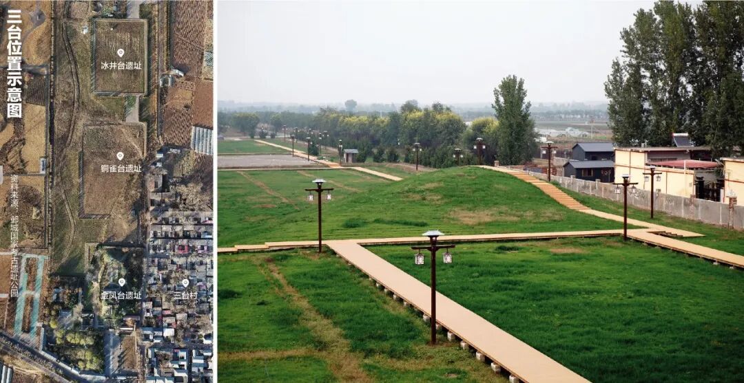 土坡为铜雀台遗址残存的东南基址一角 摄影/本刊记者 倪伟