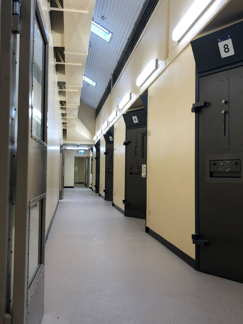 ▲监狱内部走廊