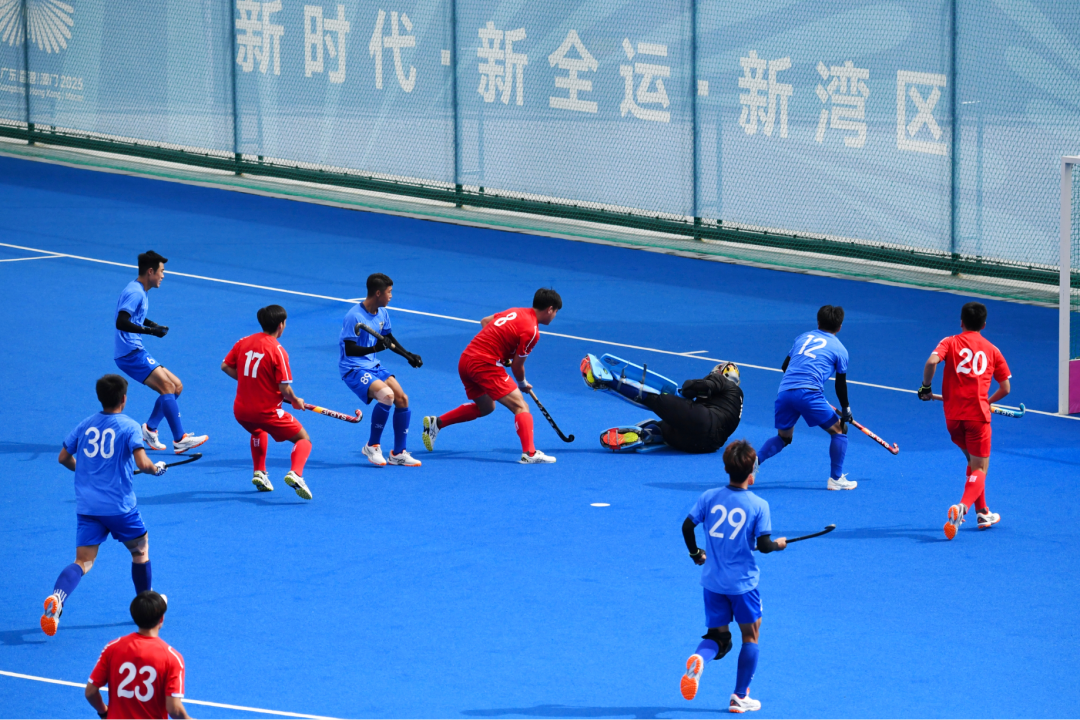 △本届全运会曲棍球比赛