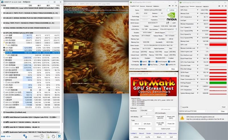 影驰GeForce RTX 5080圣刃OC显卡评测:小尺寸高性能 高端玩家完美之选