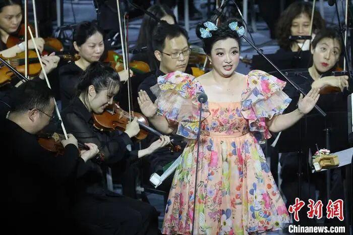 南京森林音乐会现场。(资料图)中新社记者 泱波 摄