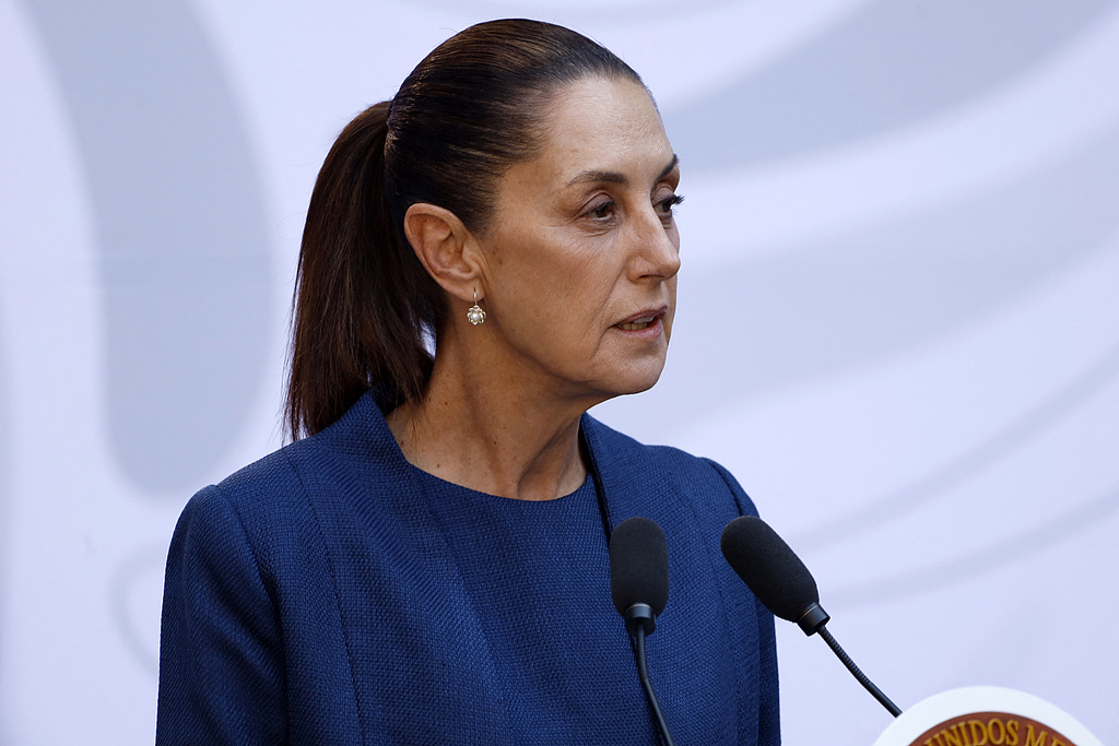 墨西哥总统辛鲍姆 资料图 图源:视觉中国