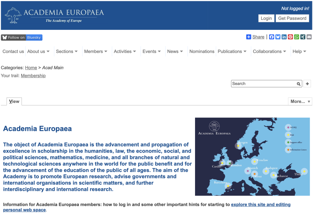 欧洲科学院官网