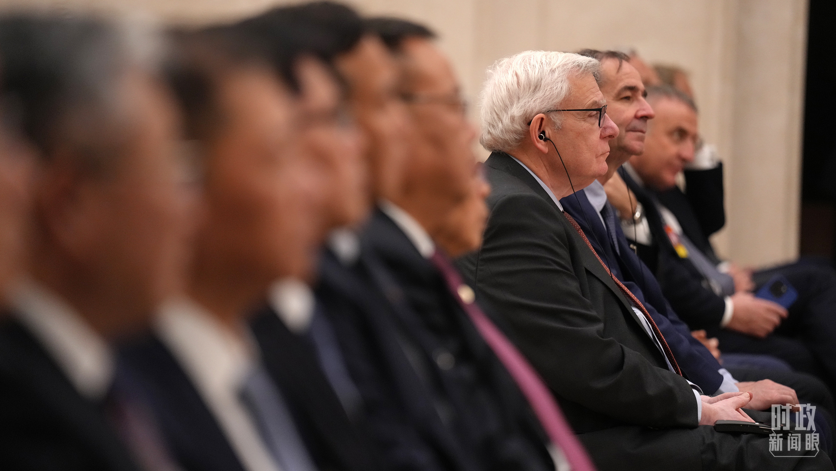 △中法企业家委员会第七次会议闭幕式现场。(总台记者李晋拍摄)