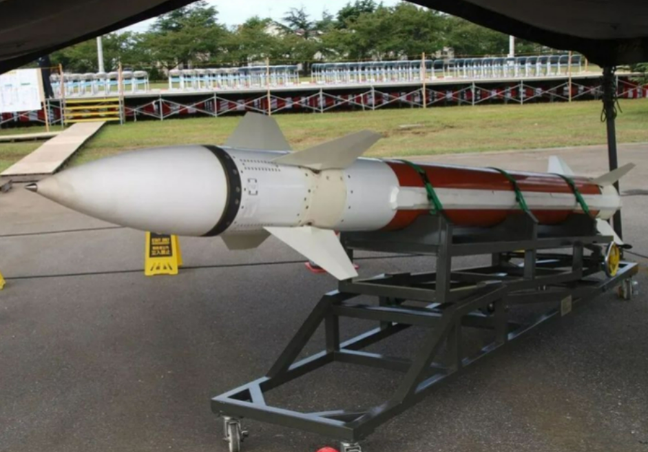 03式防空导弹基本型采用鸭式气动布局。