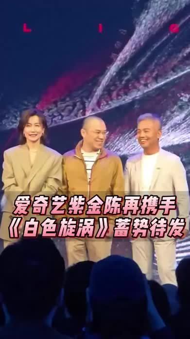 #爱奇艺#紫金陈再携手，《白色旋涡》蓄势待发#戴莹 #王晓晖 #2025爱奇艺世界大会#四味毒叔