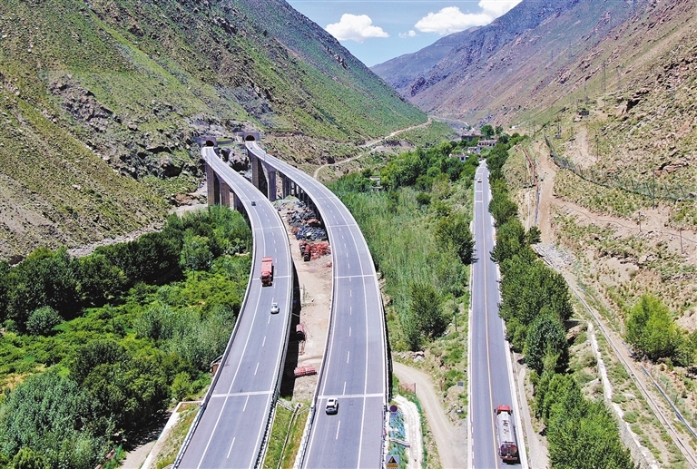 拉日高等级公路。