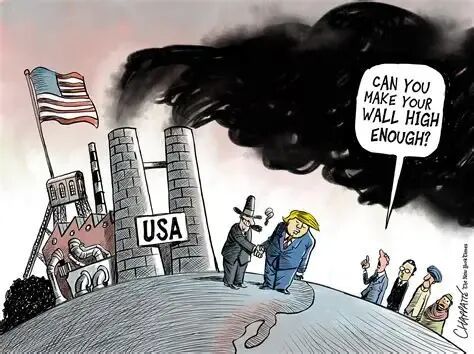 Trump leaves the climate accord | Globecartoon - Political Cartoons ...