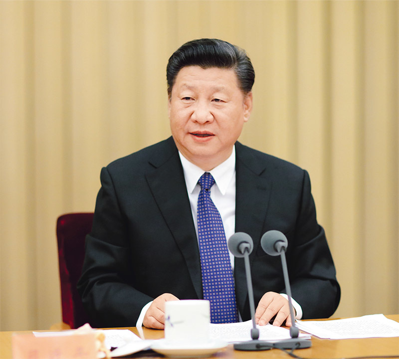 2016年10月10日至11日，全国国有企业党的建设工作会议在北京举行。中共中央总书记、国家主席、中央军委主席习近平出席会议并发表重要讲话。 新华社记者 兰红光/摄