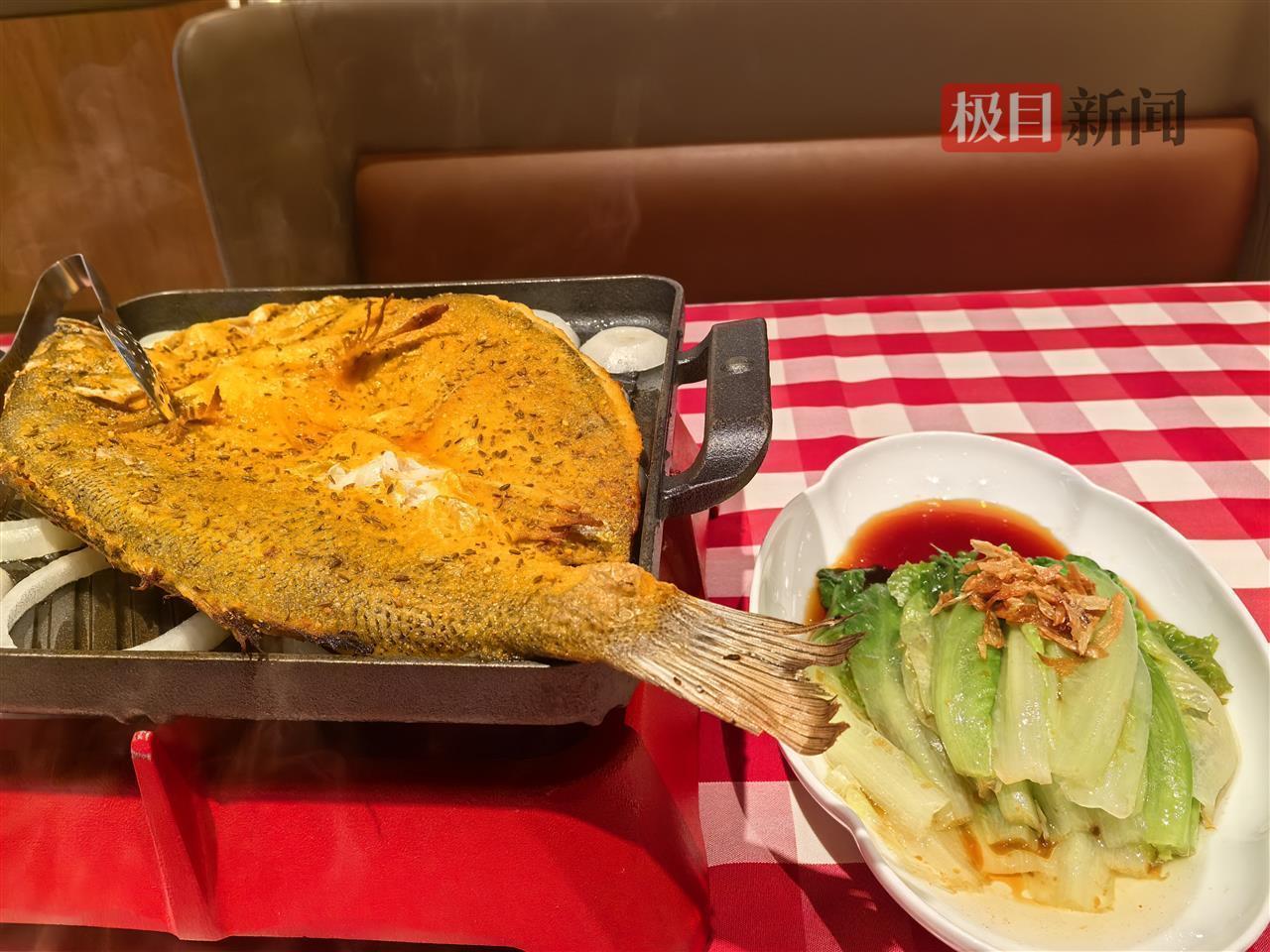 长沙西贝门店的菜品(极目新闻记者 刘孝斌摄)