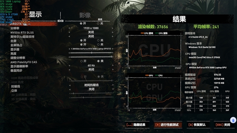 酷睿Ultra 9 275 HX与i9-14900HX深度对比!联想拯救者Y9000P 2025至尊版评测:为什么说Arrow Lake是最优秀的笔记本处理器
