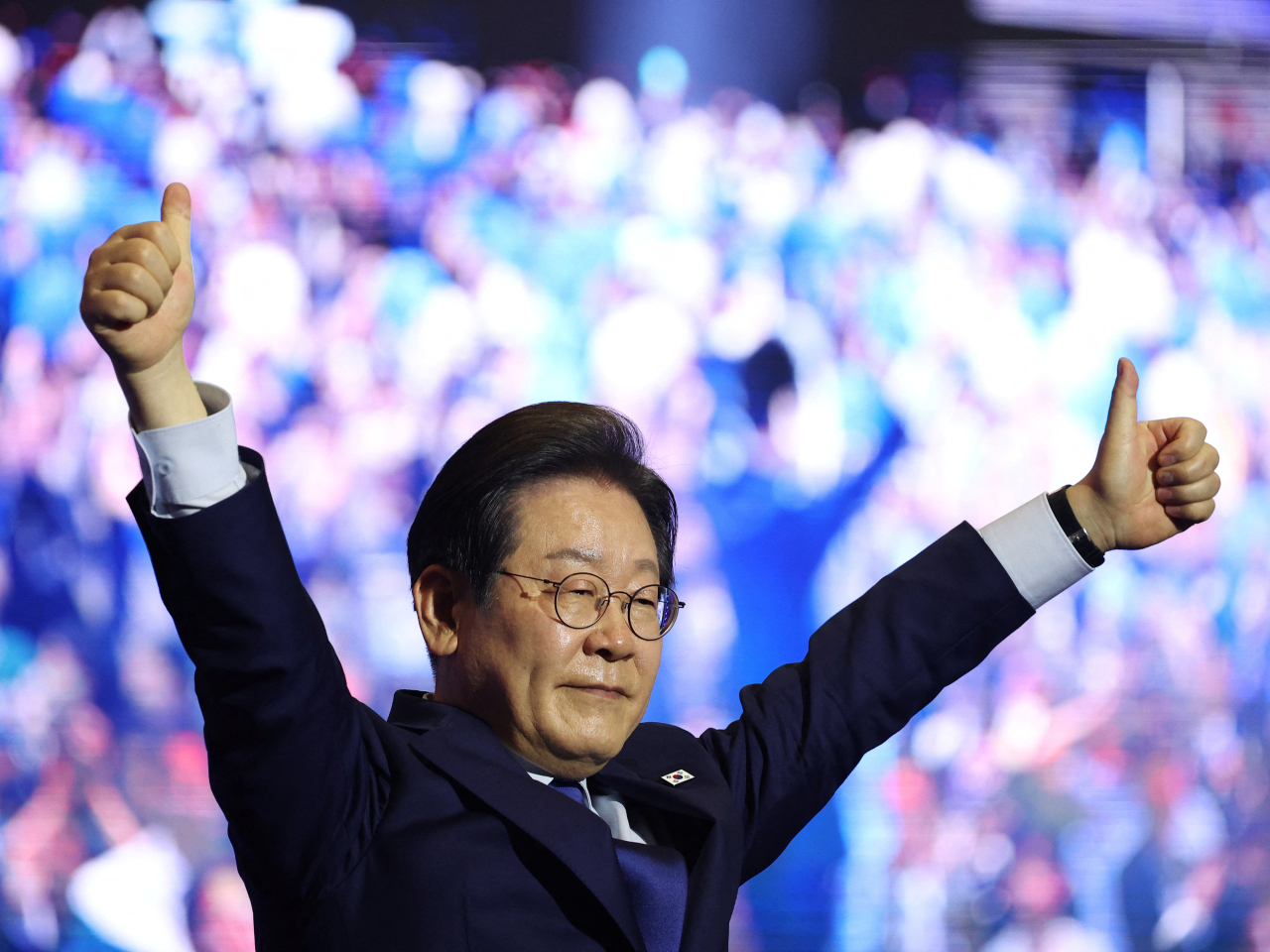 李在明当选韩国总统选举共同民主党候选人