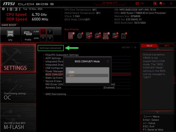 AMD RX 9000系列显卡不再支持老BIOS CSM主板!教你一招打开UEFI