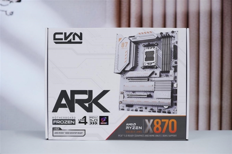 七彩虹CVN X870 ARK FROZEN V14方舟主板评测: 5G网卡+高频内存 锐龙9000舰队新旗舰