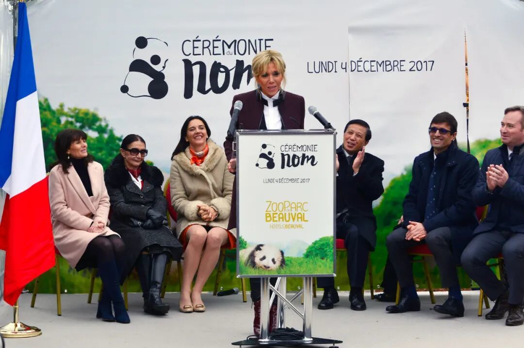 布丽吉特出席“圆梦”命名仪式 图/中新社记者 龙剑武 摄