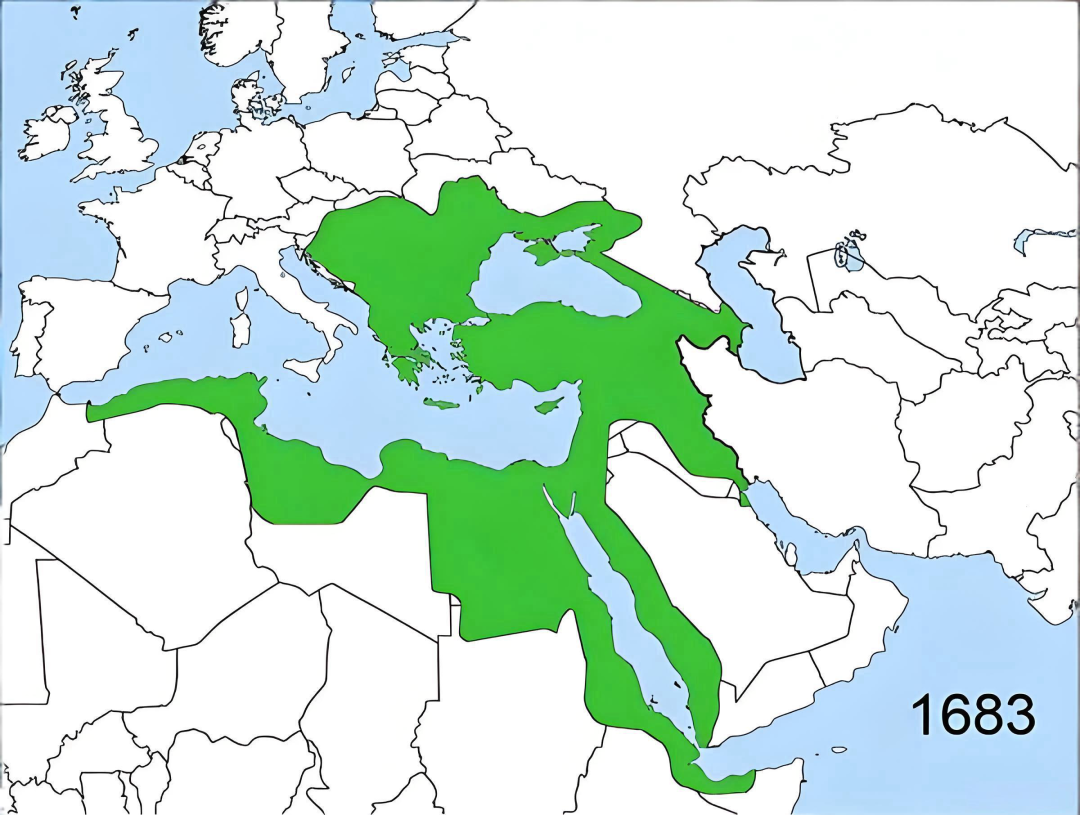 ▲ 1683年的奥斯曼帝国版图