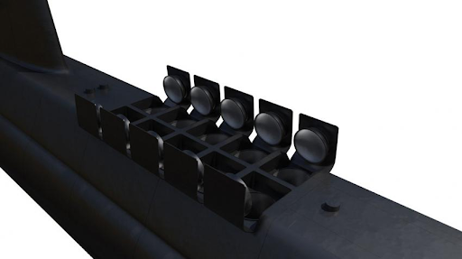 KSS-Ⅲ二批次导弹发射筒示意图