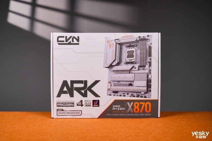 硬派电竞风高端AMD主板 七彩虹CVN X870 ARK FROZEN V14方舟主板评测