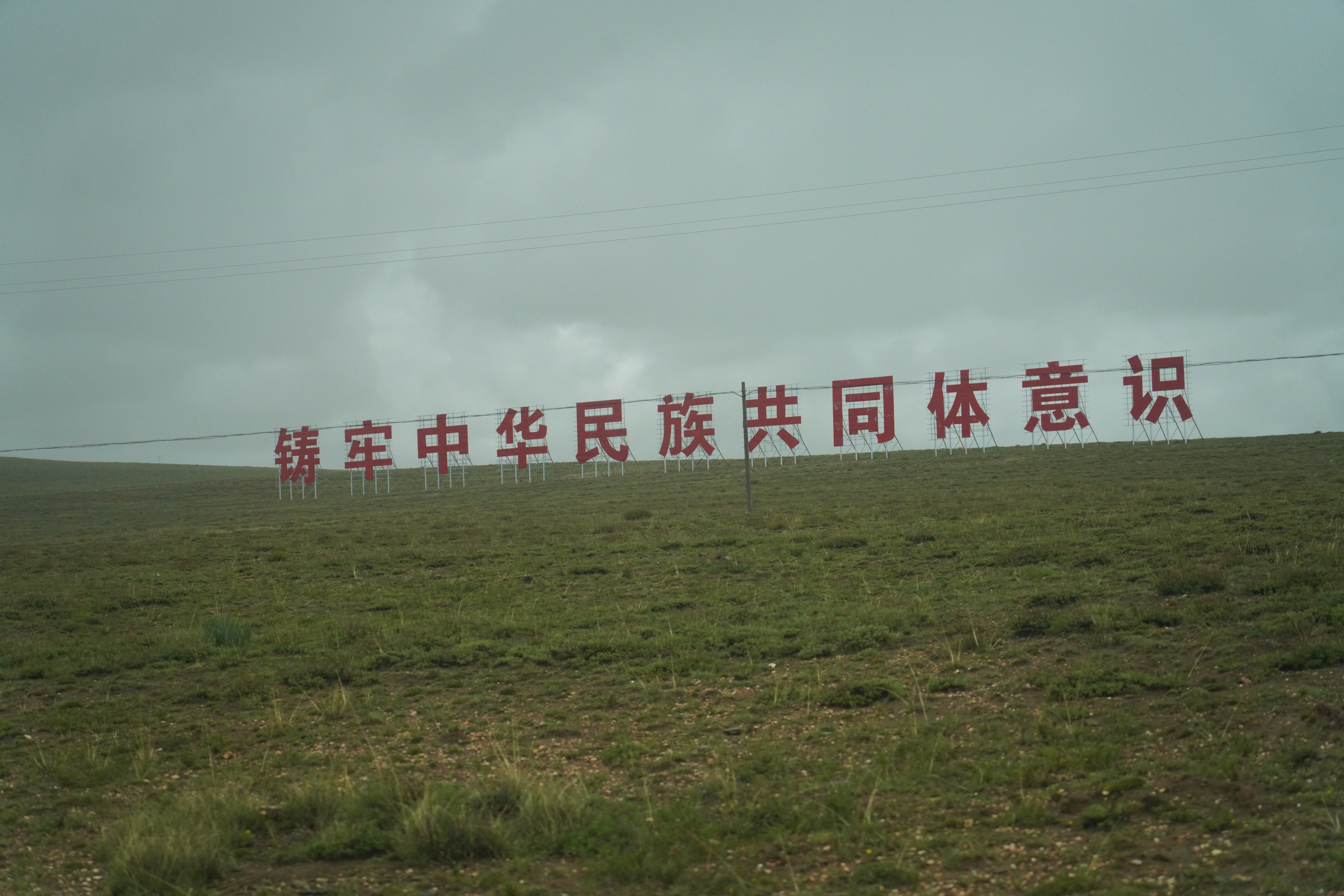 ▲曲松县境内高山草甸一景，境内平均海拔近4000米。中国网记者　胡俊　摄