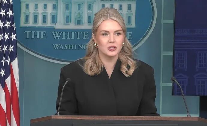 ▲12月11日,白宫新闻发言人莱维特在记者会上表示,特朗普认为美国应该在维持与日本“牢固同盟关系”的同时,也与中国保持良好的合作关系。