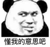 懂我意思吧（眼神疯狂暗示）_熊猫头_动图_眼神_暗示_疯狂_意思 ...