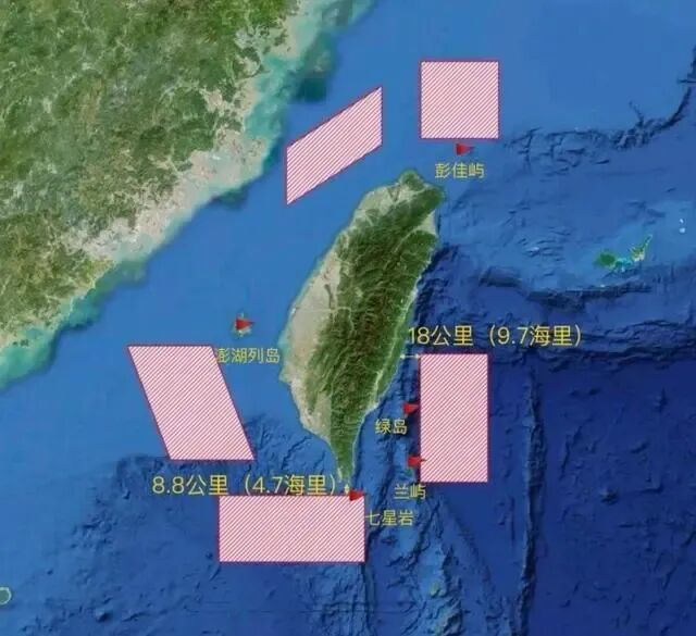 (解放军演习区域进入台