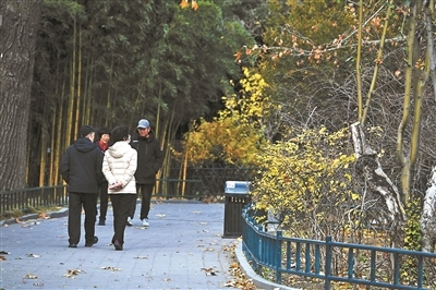 紫竹院公园秋色正浓