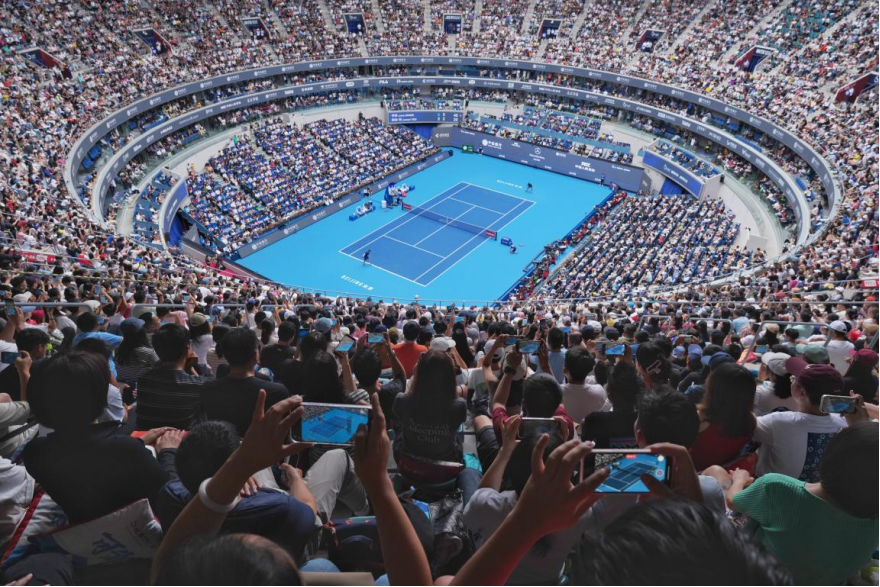 网球运动在中国热度增高的同时亦需警惕伤害行业的不法行为图/中新图片 中新社记者 张祥毅 摄