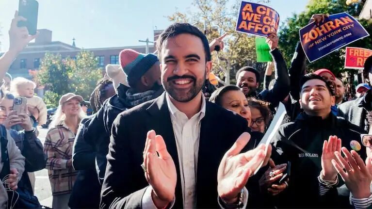 Zohran Mamdani, alcalde electo de Nueva York. (Foto: Adam Gray/Bloomberg)