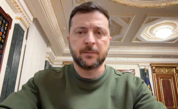 泽连斯基近日发表视频讲话 乌克兰总统网站