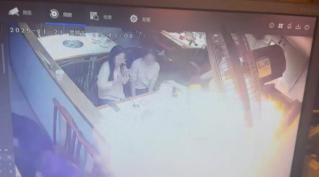 监控视频截图。图/受访者提供