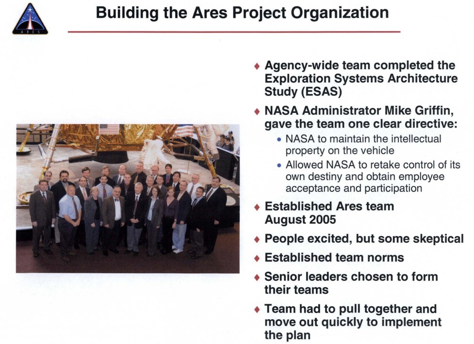 格里芬作为吹哨人,分量十足,他是星座计划的掌门人。图片来源:NASA