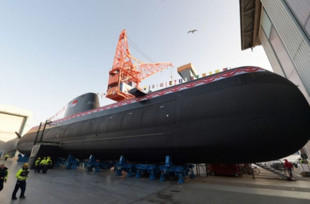 准备下水的新加坡218SG型潜艇。