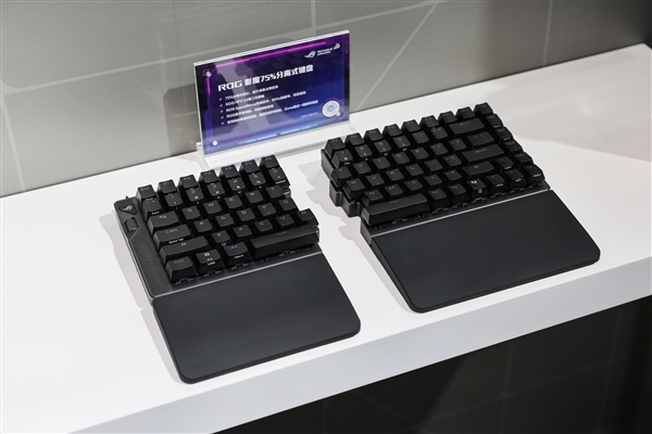 真人体工学,华硕发布ROG影魔75%分离式键盘