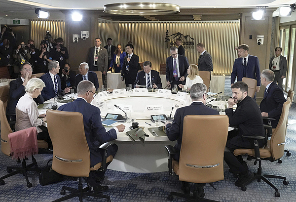 6月17日，加拿大艾伯塔省，G7峰会持续举行。 视觉中国