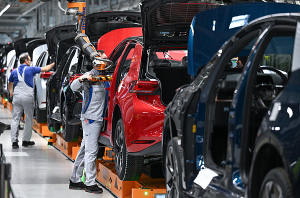 德国茨维考:大众汽车工厂 视觉中国